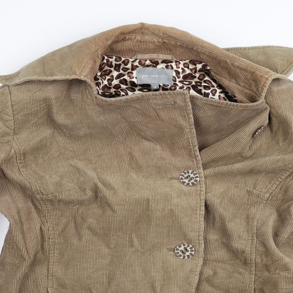 Per Una Womens Grey   Jacket  Size 14