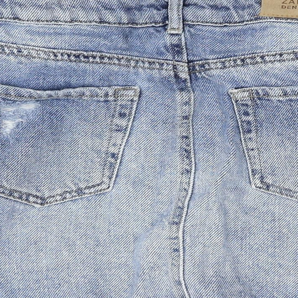 Zara Girls Blue   Hot Pants Shorts Size 9 Years