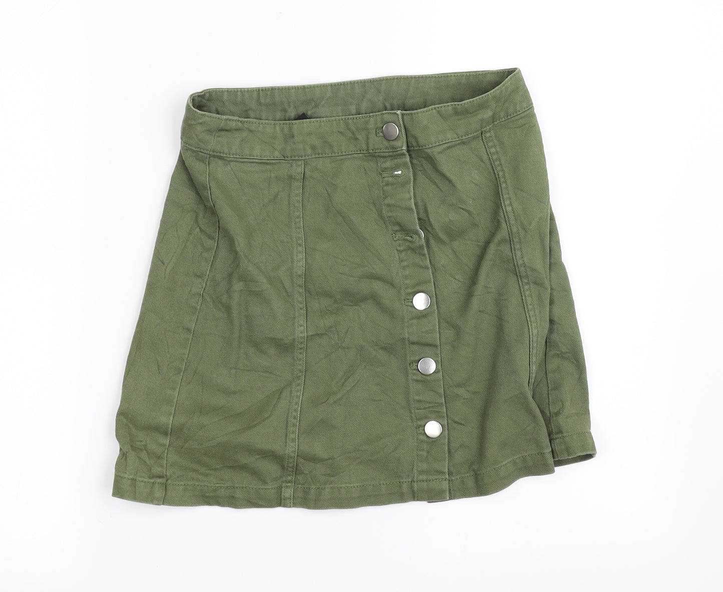 Divided Womens Green   Mini Skirt Size 12