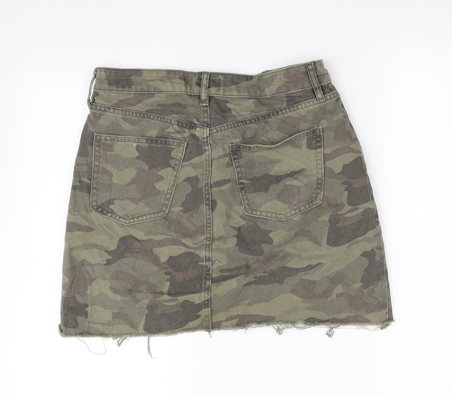 F&F Womens Green   Mini Skirt Size 10
