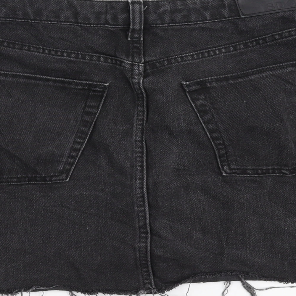 bfg Womens Black   Mini Skirt Size L
