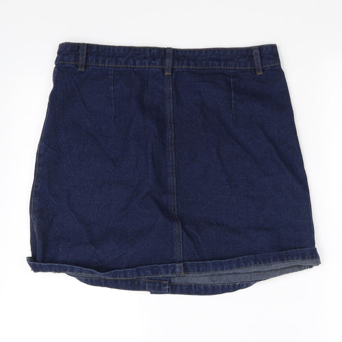 deniem  Womens Blue   Mini Skirt Size 12