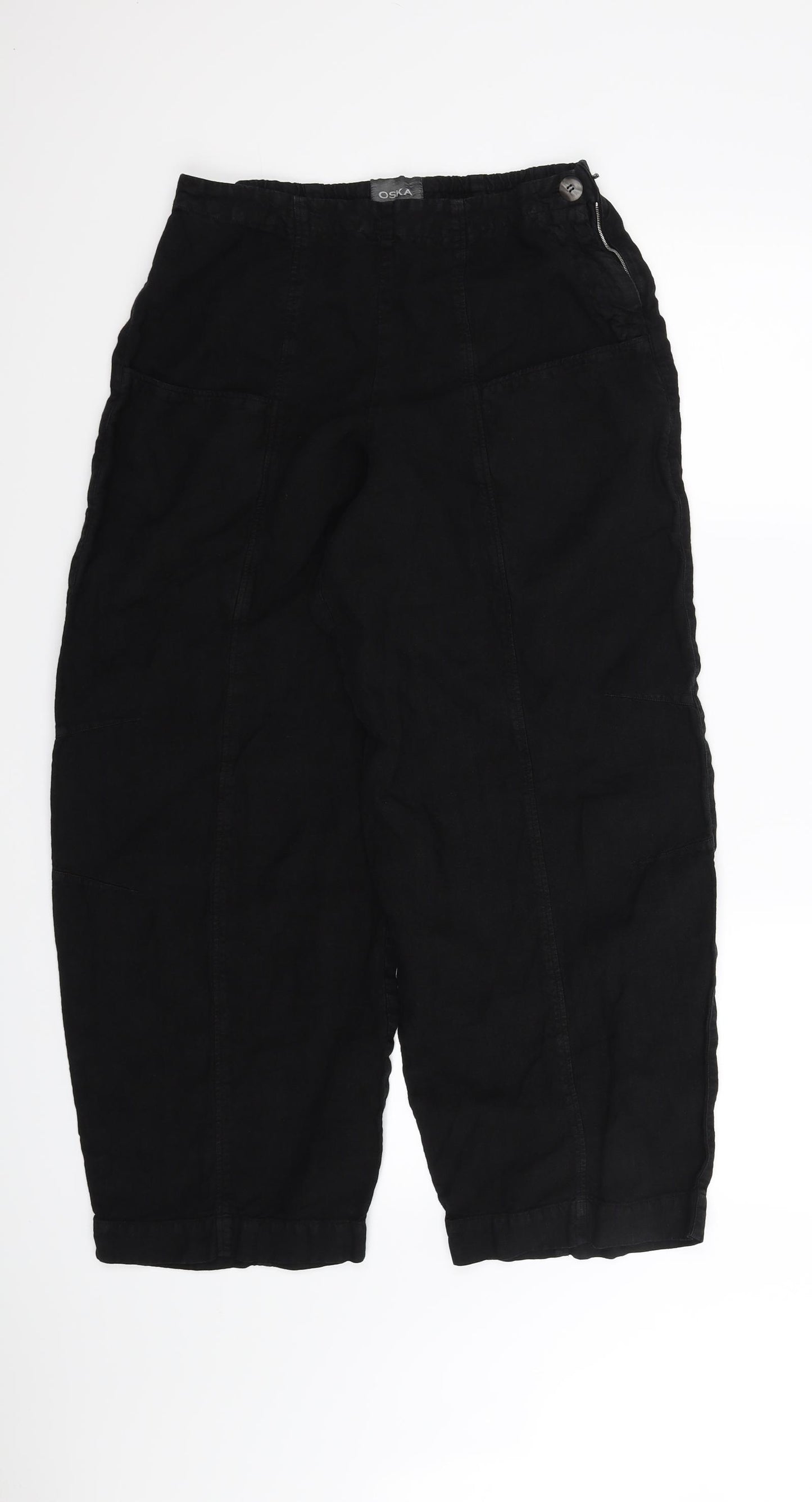 OSKA Womens Blue   Trousers  Size 4 L28 in