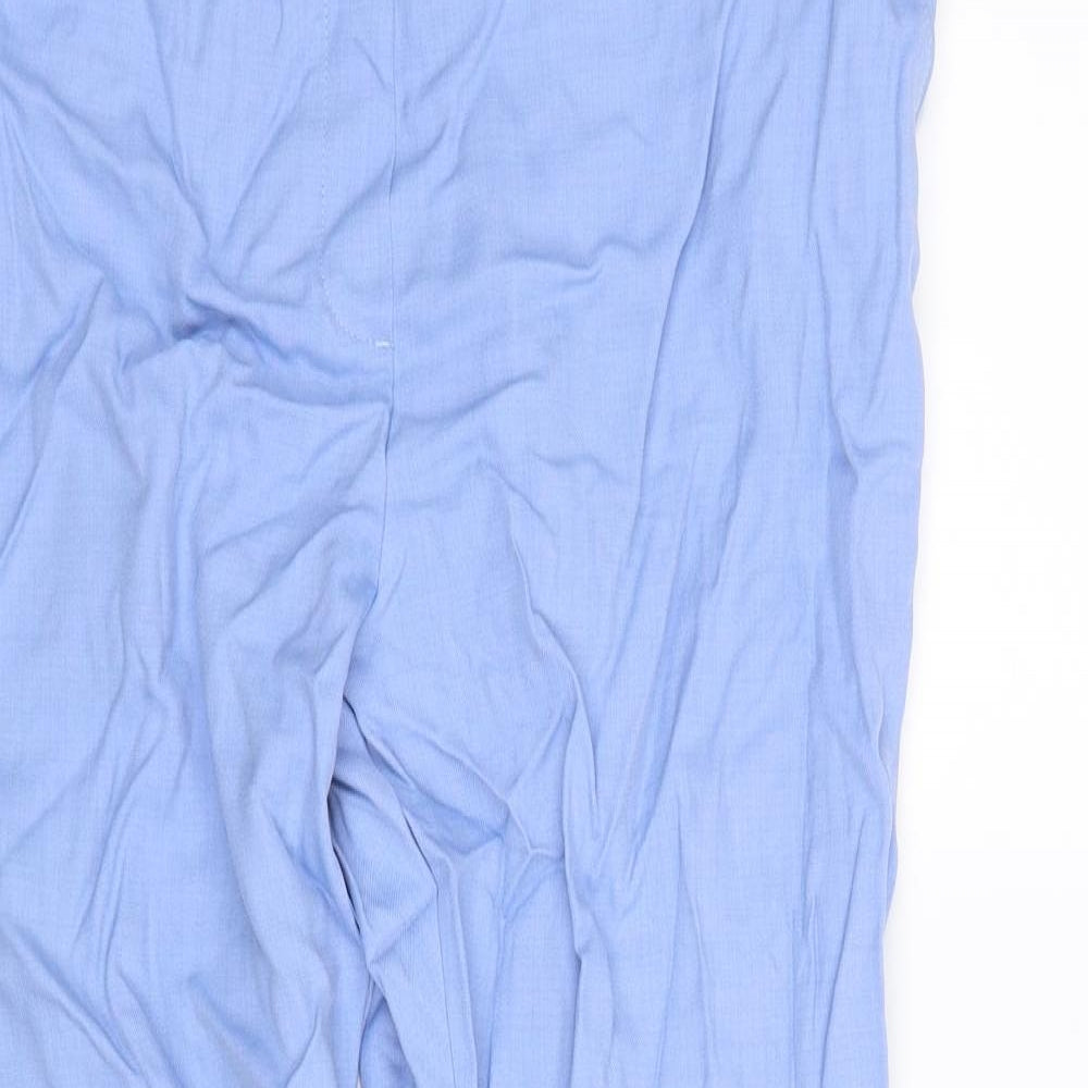 m&s Womens Blue   Trousers  Size 18 L32 in