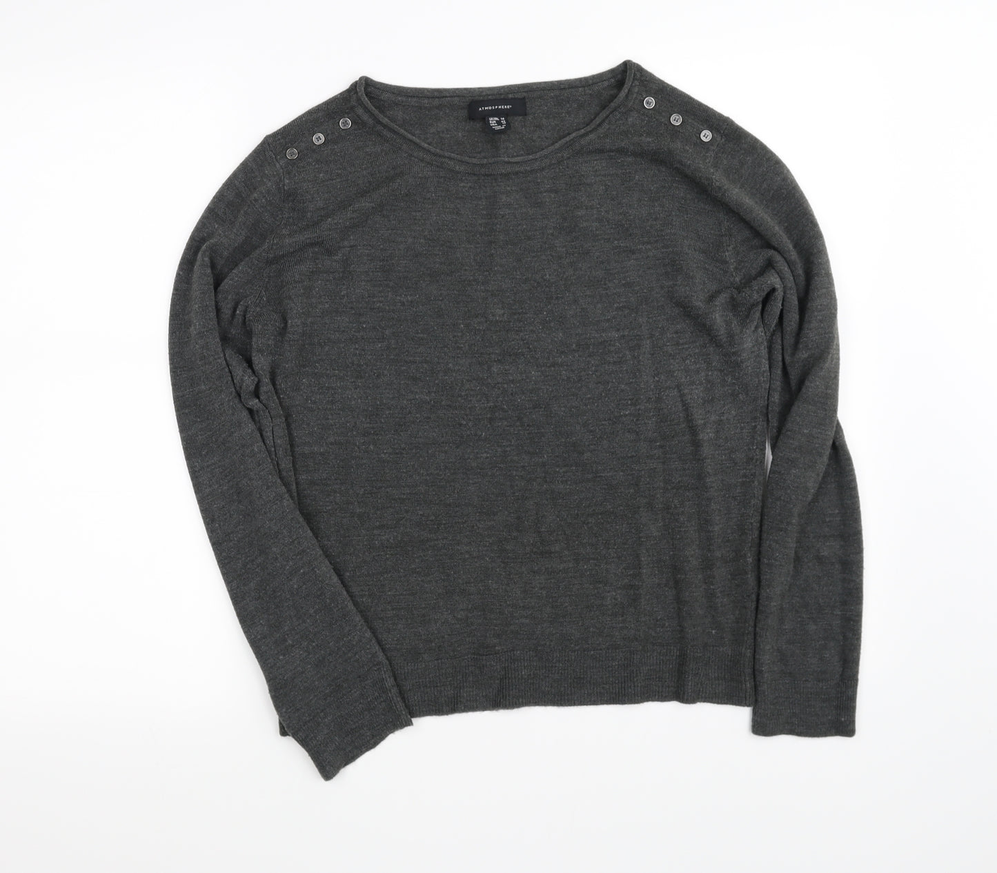 Atmosphere Womens Grey   Pullover Jumper Size 14