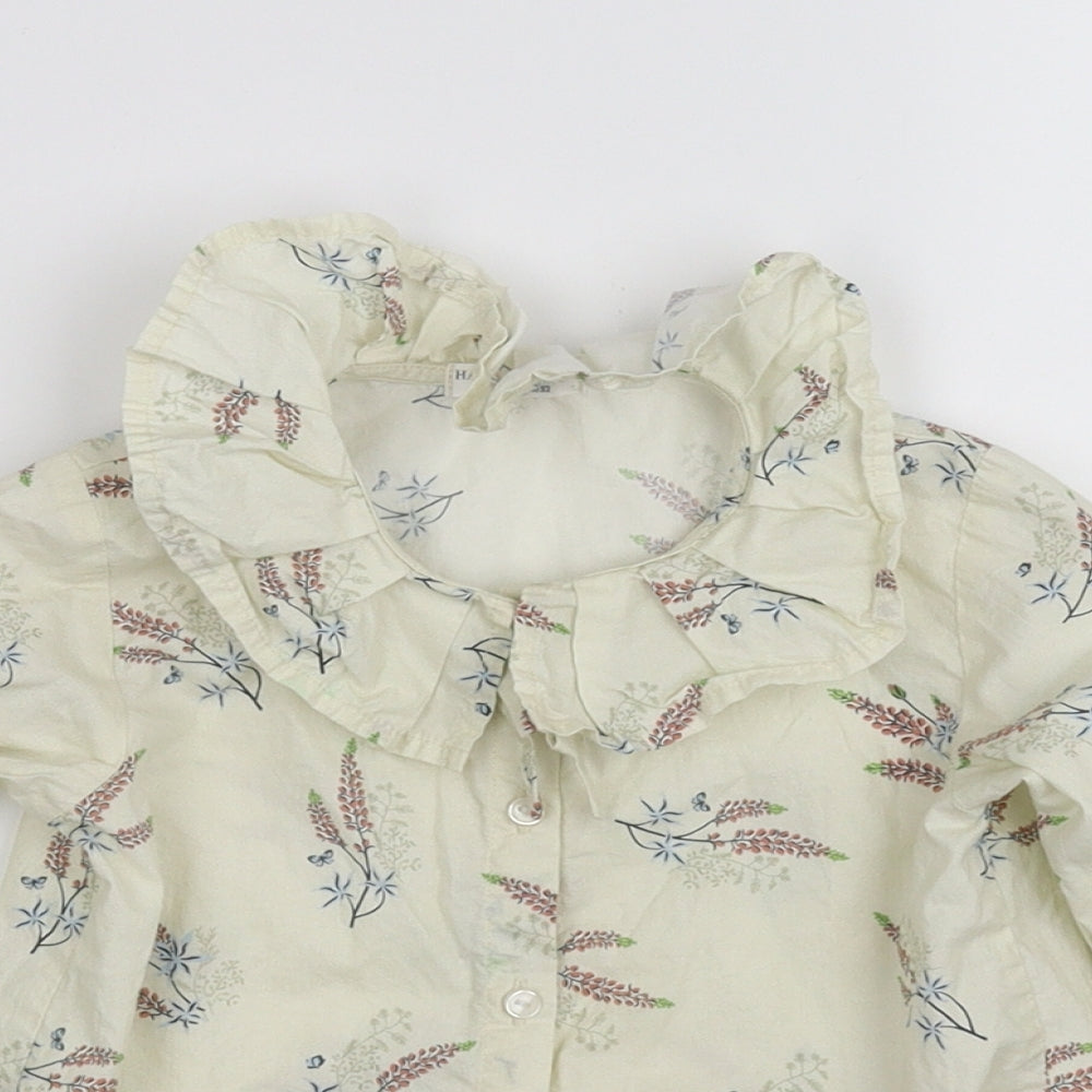 happyology Girls Yellow   Basic Blouse Size 24 Months