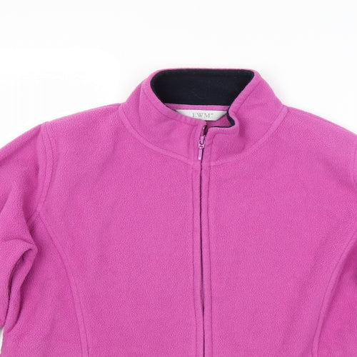 EWM Womens Pink  Fleece Jacket Coat Size M