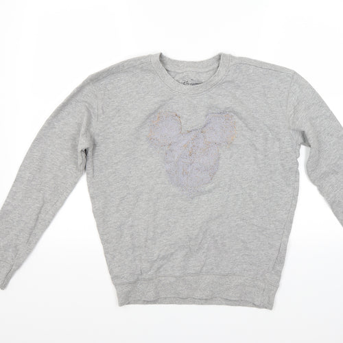 Disney Womens Grey   Pullover Sweatshirt Size XS  - MICKEY MOUSE