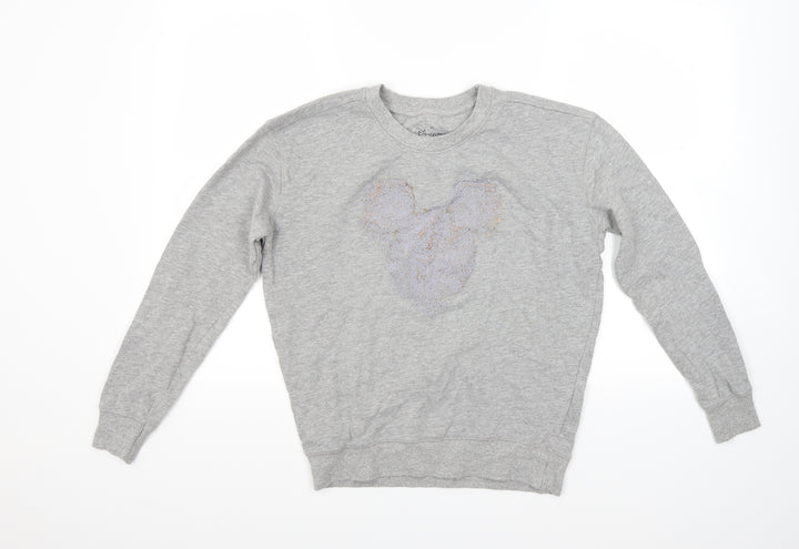 Disney Womens Grey   Pullover Sweatshirt Size XS  - MICKEY MOUSE
