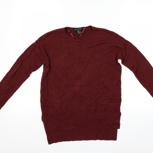 Atmosphere Womens Red  Rayon Pullover Jumper Size 8