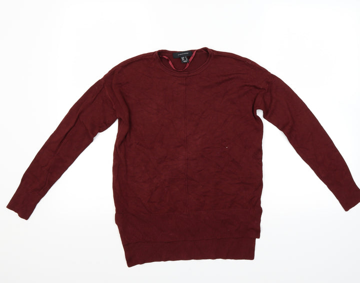 Atmosphere Womens Red Rayon Pullover Jumper Size 8