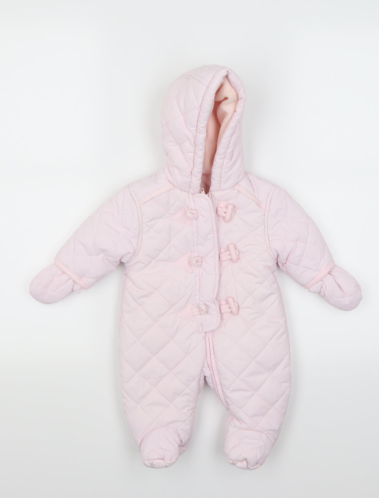Mothercare Girls Pink   Babygrow One-Piece Size Newborn