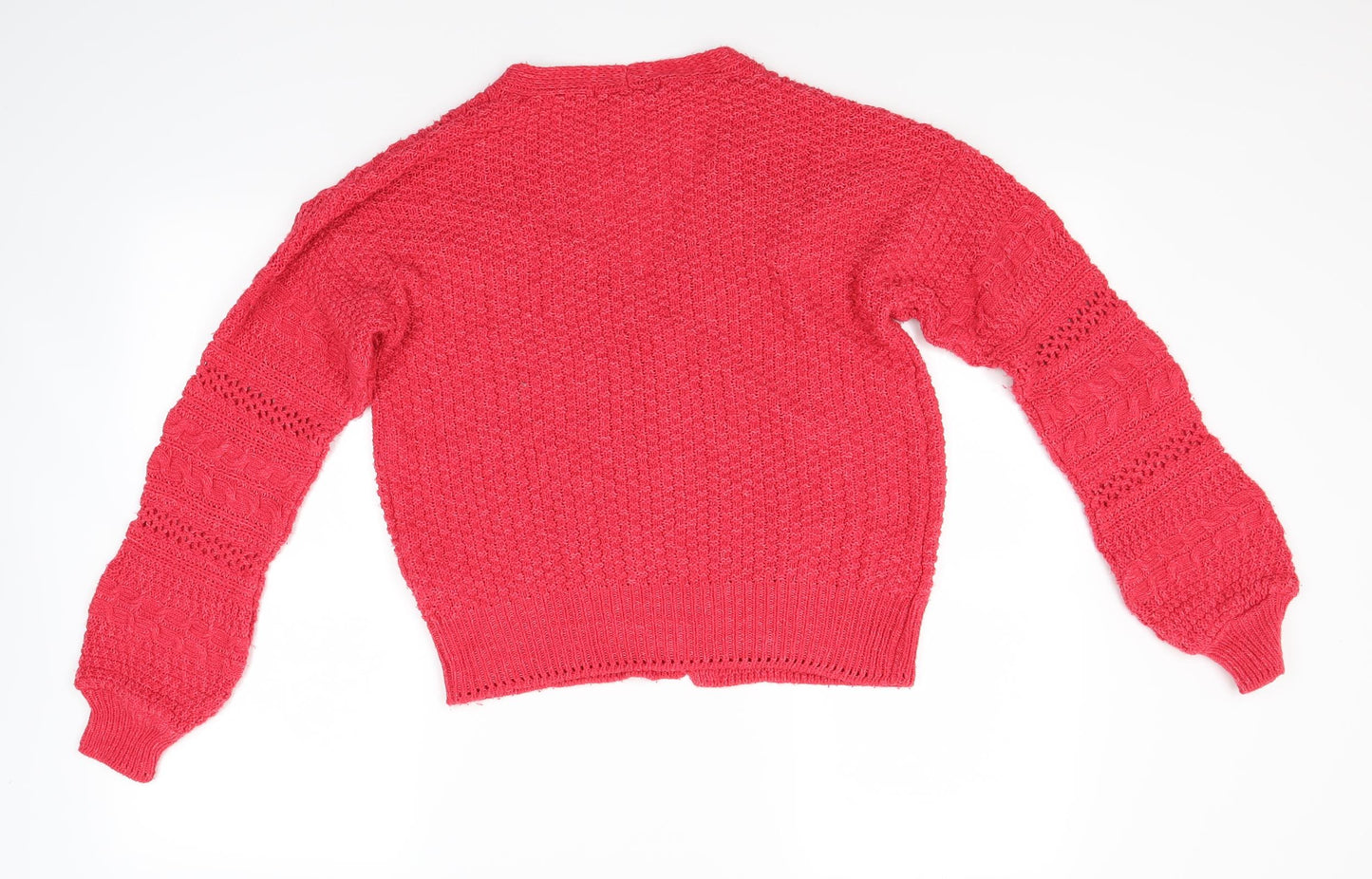 NEXT Womens Red   Cardigan Jumper Size XS