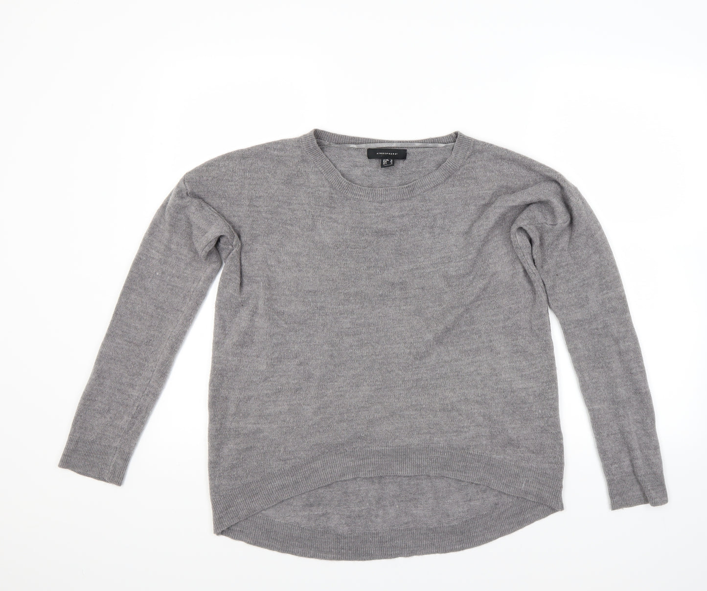 Atmosphere Womens Grey   Pullover Jumper Size 10