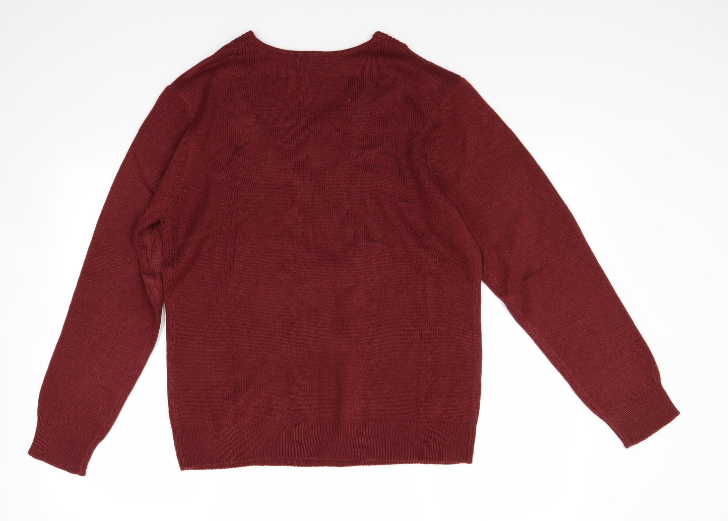 Damart Mens Red   Pullover Jumper Size 10XL