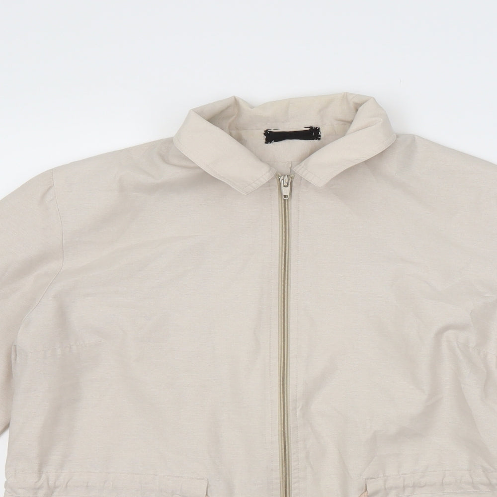 Preworn Womens Beige   Jacket Coat Size 12