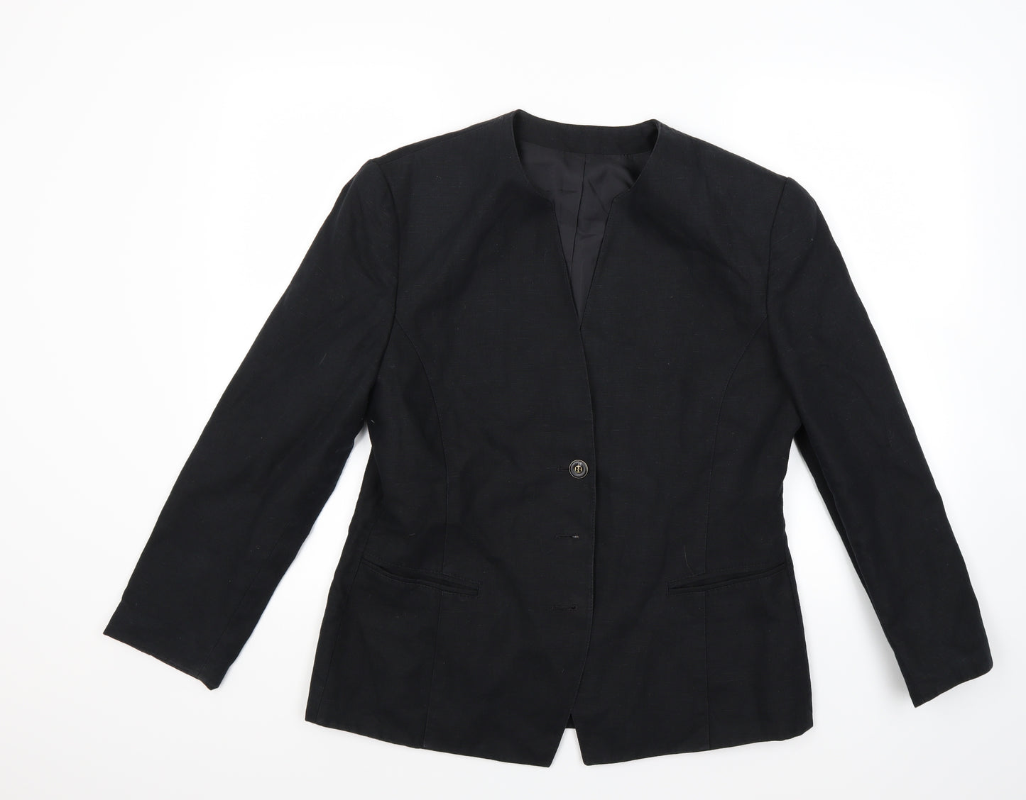 Marks and Spencer Womens Black   Jacket Blazer Size 14