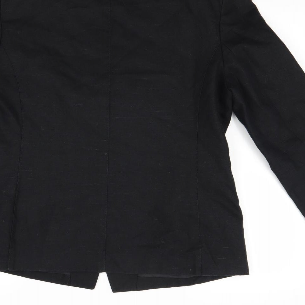 Marks and Spencer Womens Black   Jacket Blazer Size 14