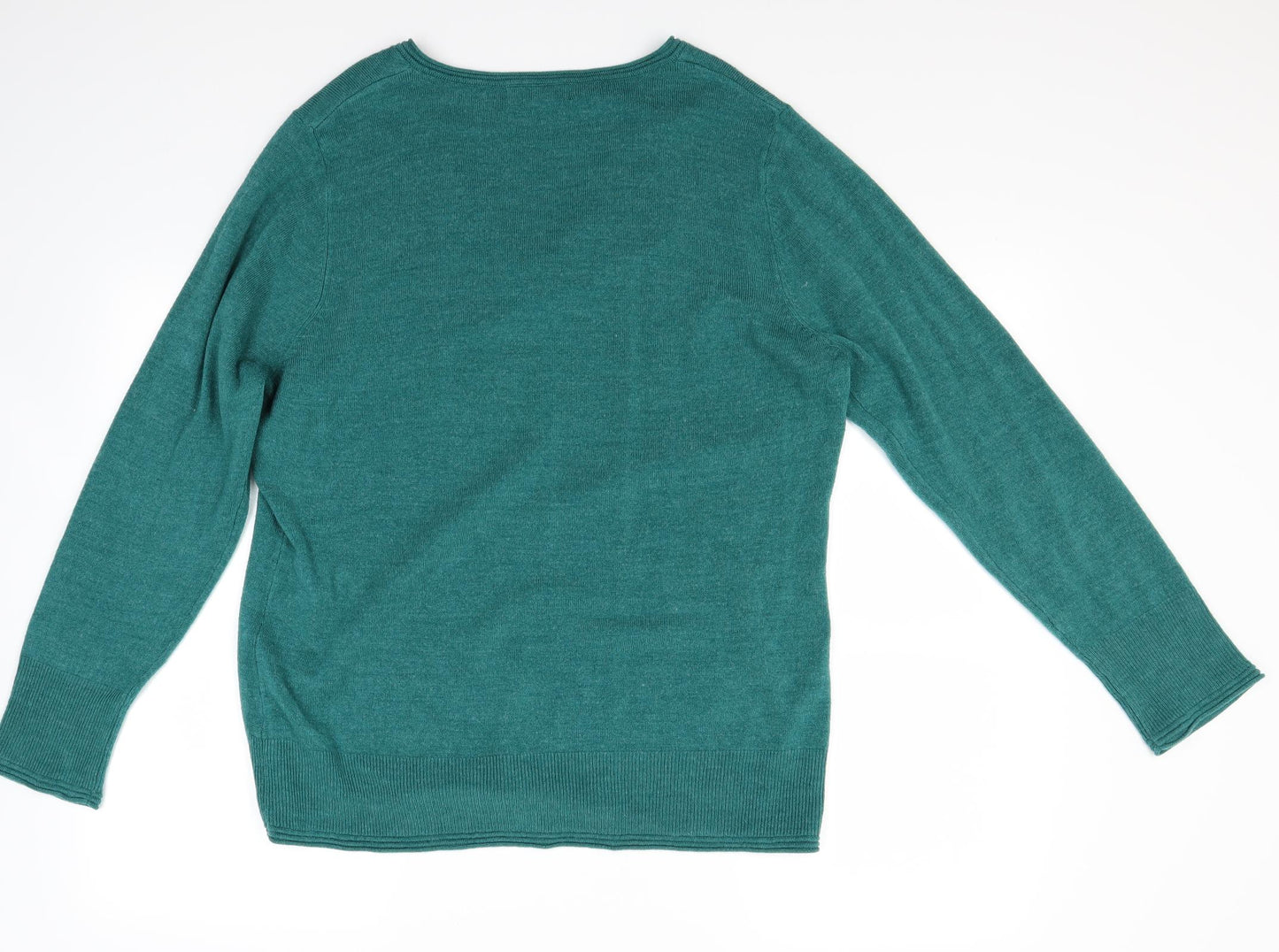 Per Una Womens Green   Pullover Jumper Size 20