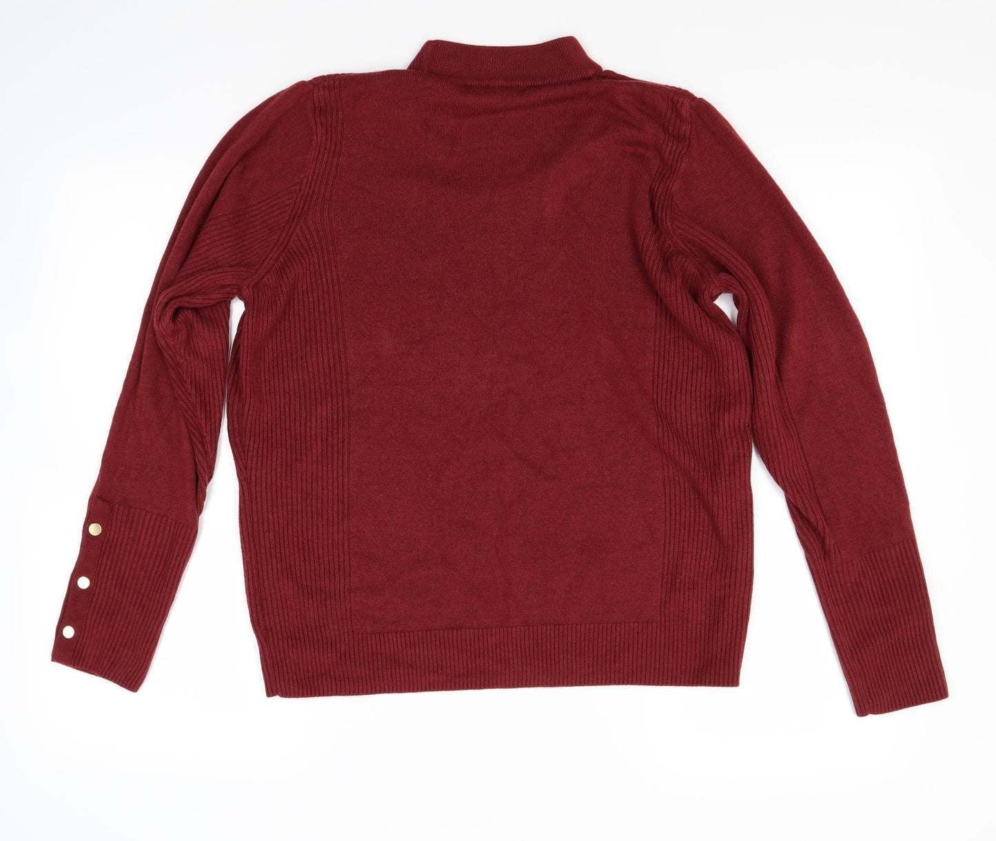 Classic Womens Red   Pullover Jumper Size M