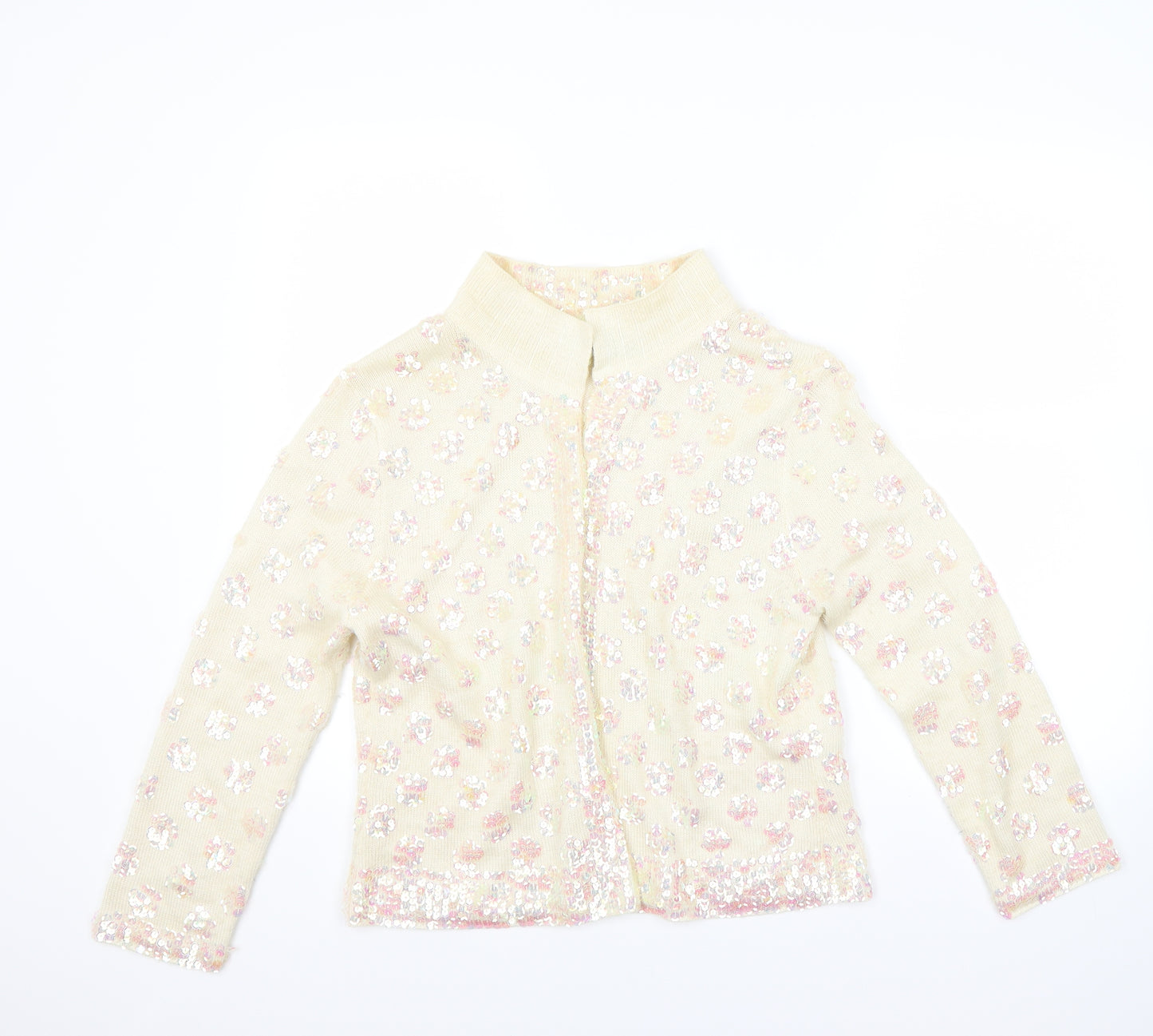 Alexara Womens Beige   Cardigan Jumper Size XL