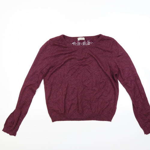 Miss Selfridge Womens Red   Pullover Jumper Size 14