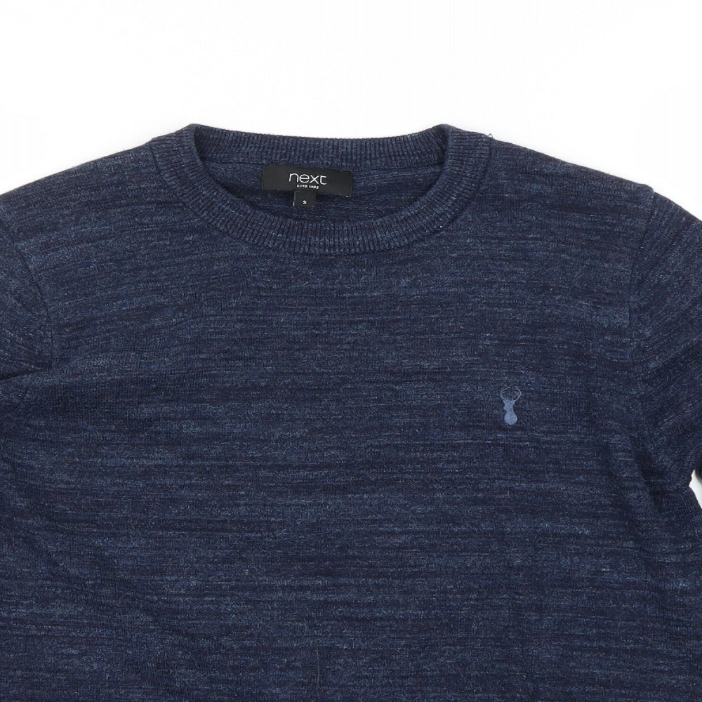 NEXT Mens Blue   Pullover Jumper Size S