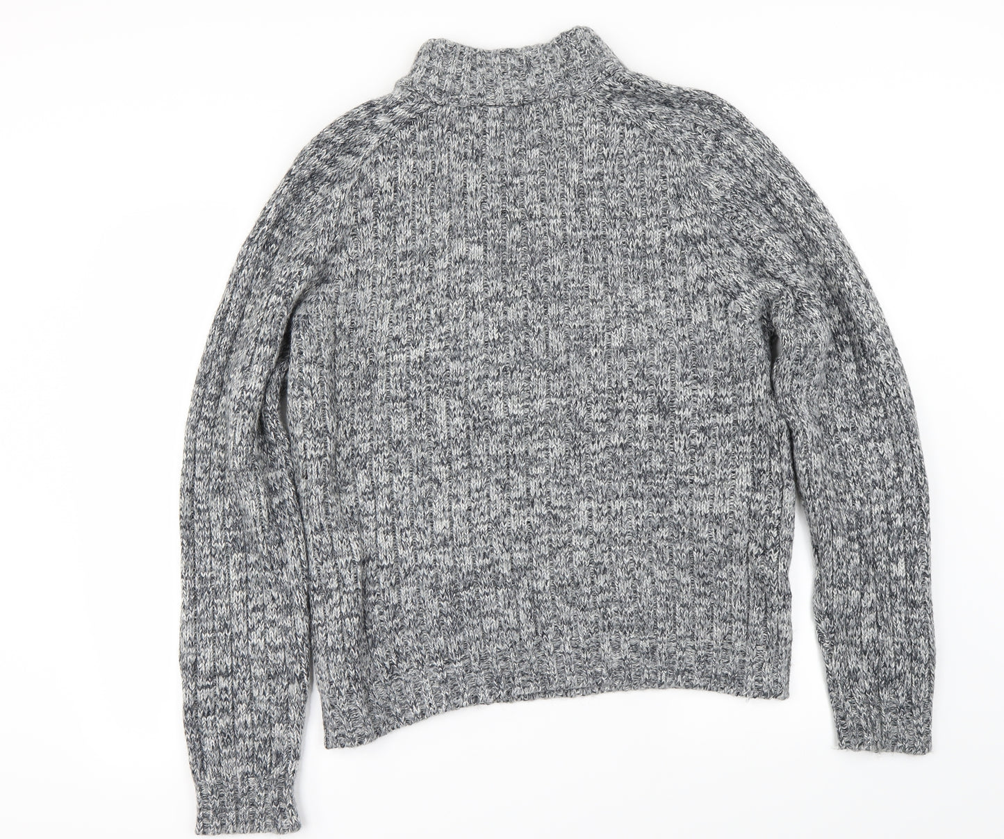 Marks and Spencer Mens Grey   Henley Jumper Size L