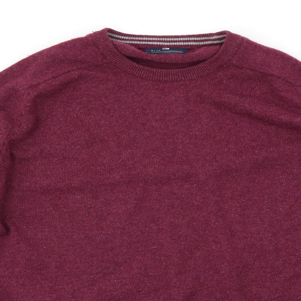 Marks and Spencer Mens Purple   Pullover Jumper Size M