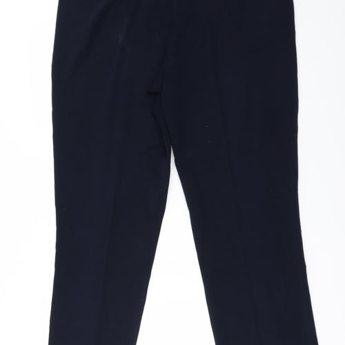 Marks and Spencer Womens Blue   Trousers  Size 14 L24 in