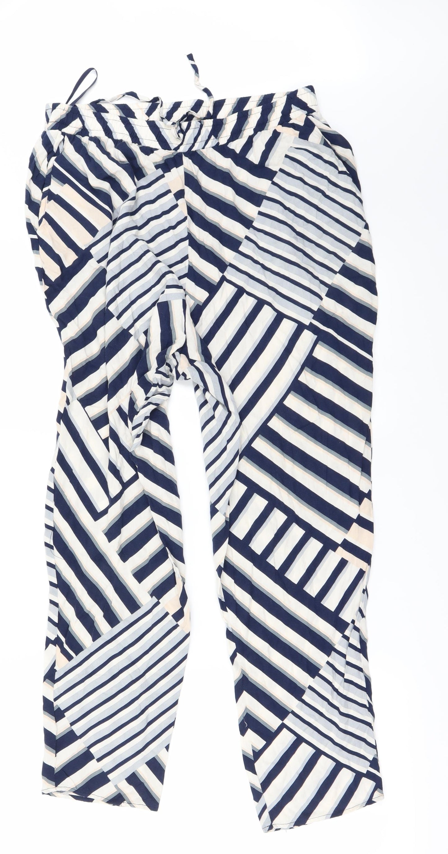 F&F Womens Blue   Trousers  Size 12 L26 in