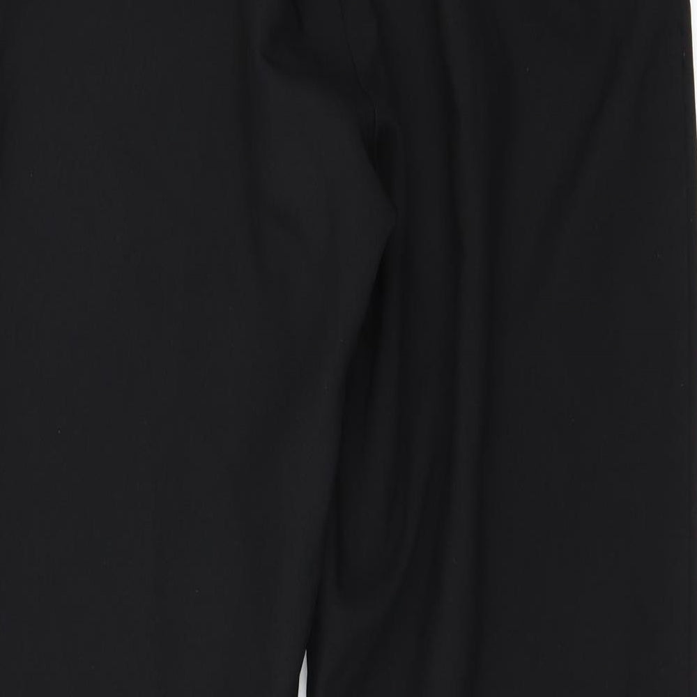 Preworn Womens Black   Trousers  Size 18 L26 in