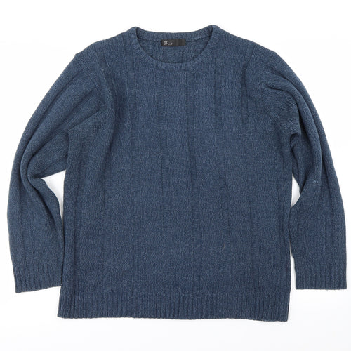 BHS Mens Blue   Pullover Jumper Size M