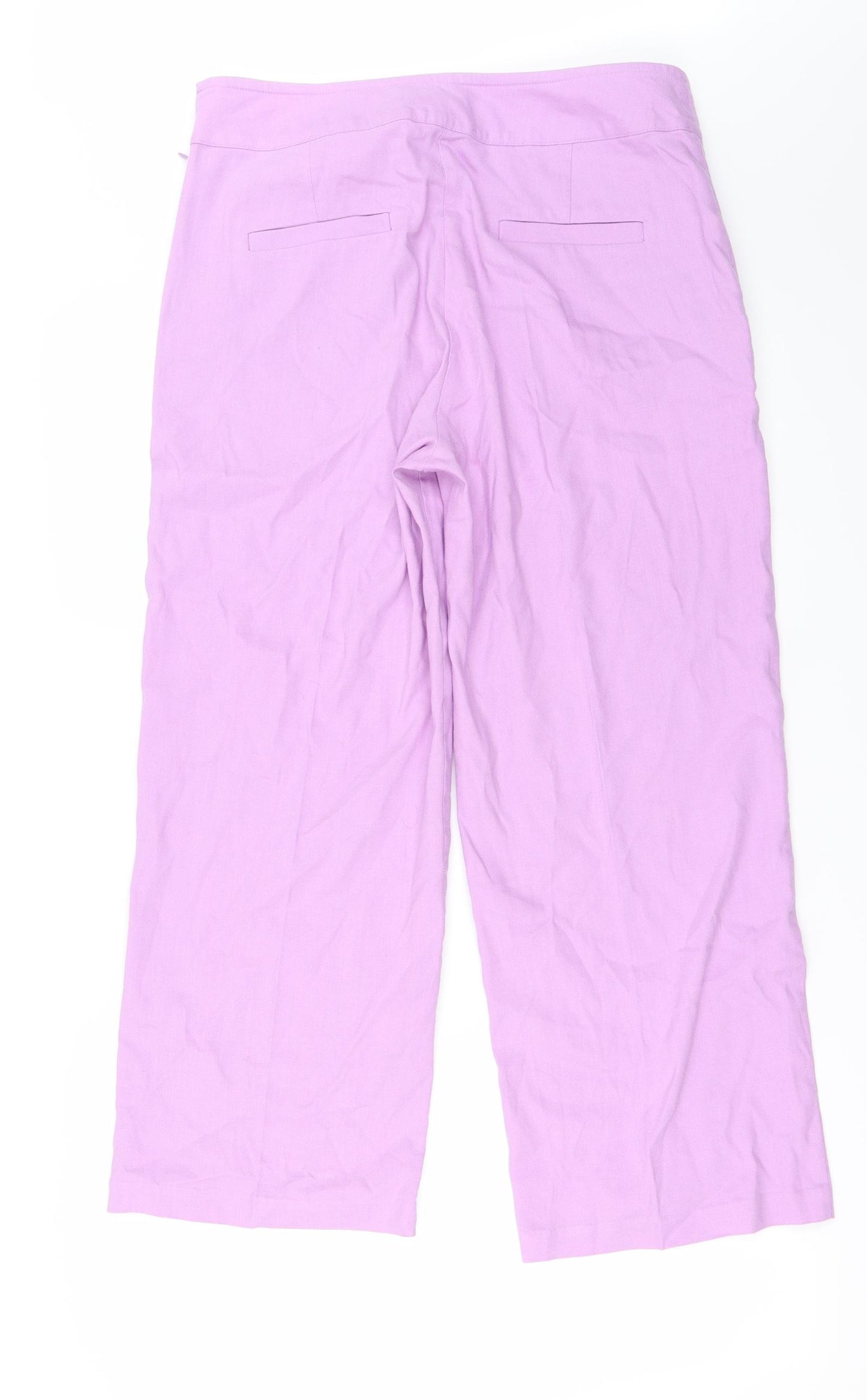 Per Una Womens Purple   Trousers  Size 14 L24 in