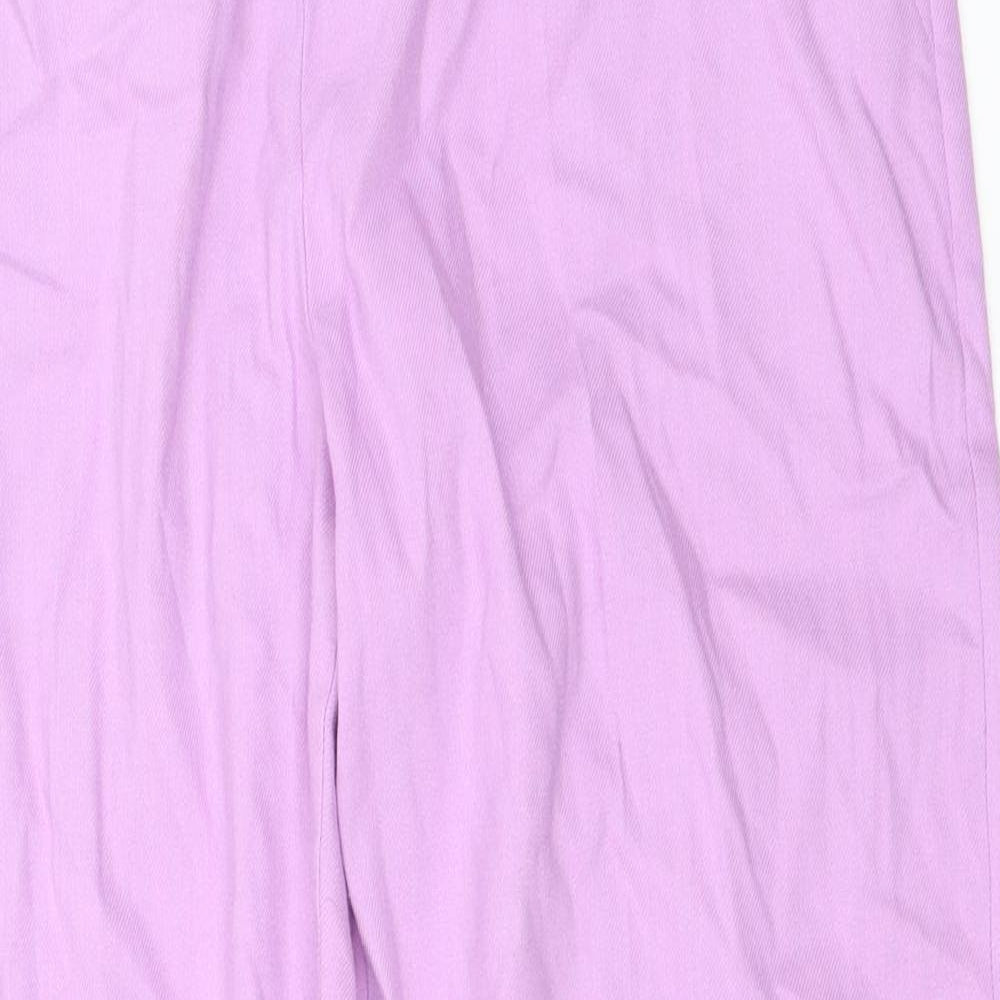 Per Una Womens Purple   Trousers  Size 14 L24 in