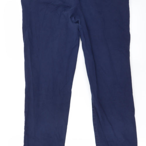 H&M Womens Blue   Trousers  Size 10 L26 in