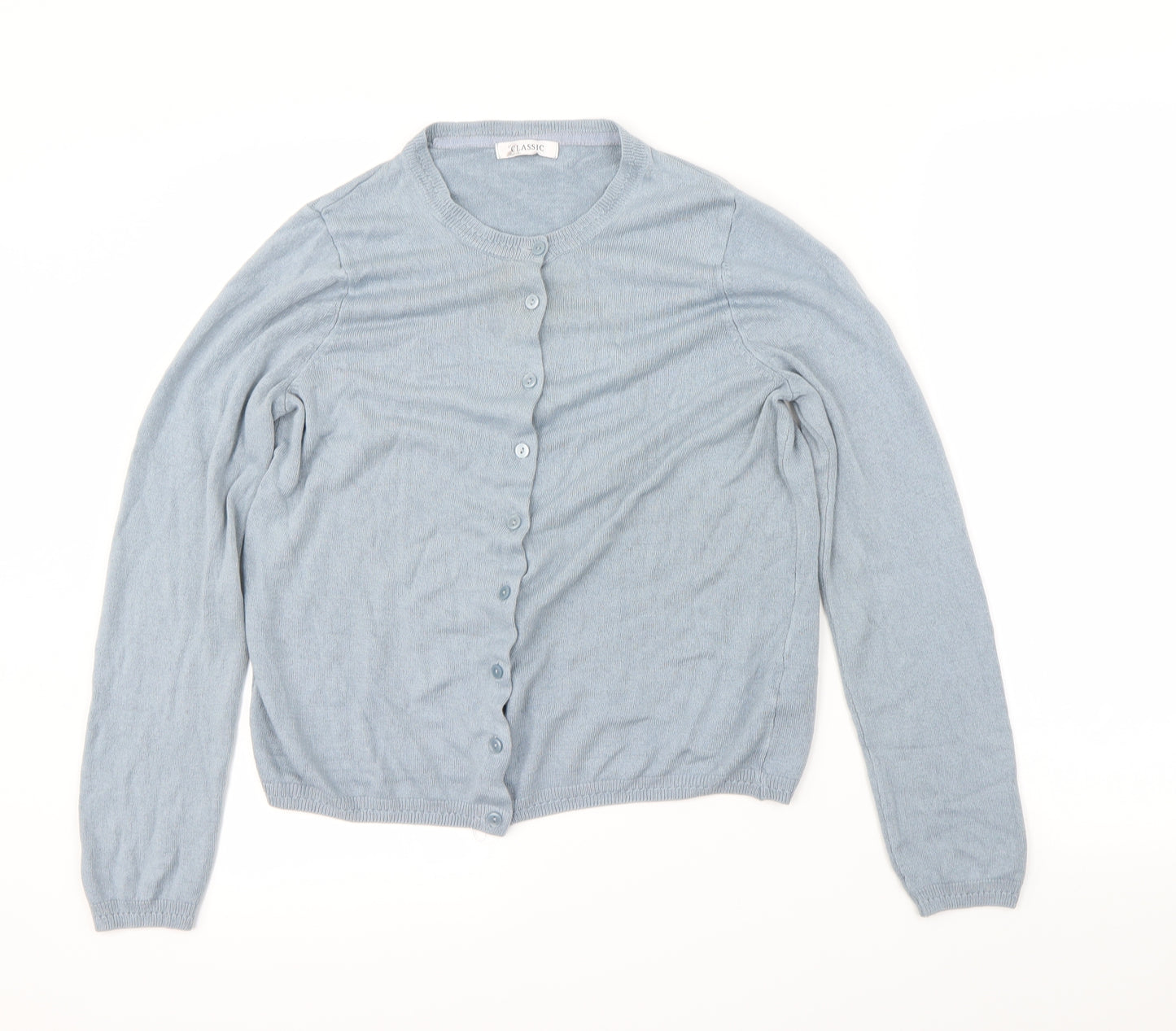 Marks and Spencer Womens Blue   Cardigan Jumper Size 14