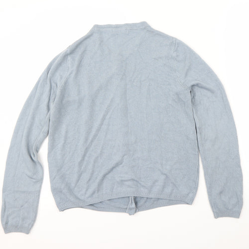 Marks and Spencer Womens Blue   Cardigan Jumper Size 14