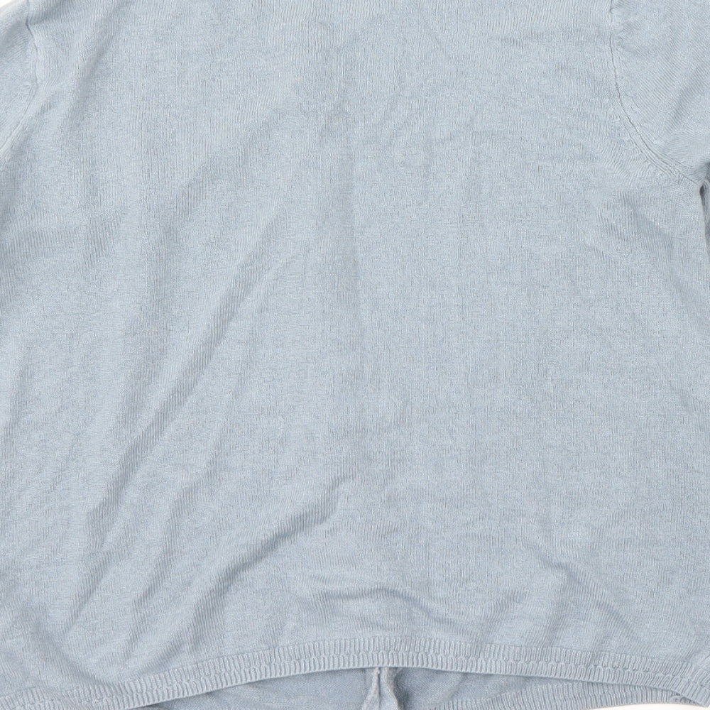 Marks and Spencer Womens Blue   Cardigan Jumper Size 14
