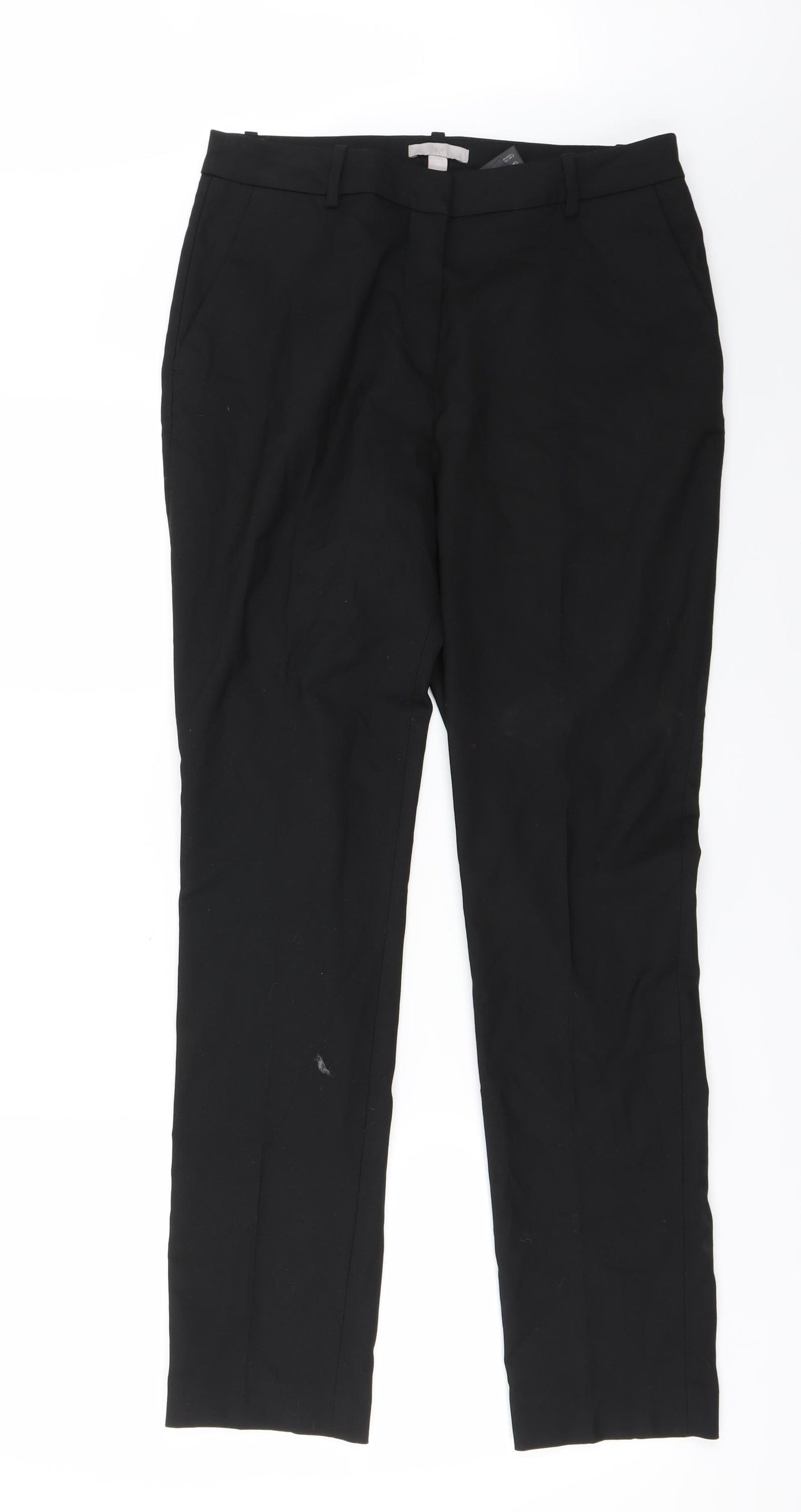 H&M Womens Black   Trousers  Size 10 L26 in