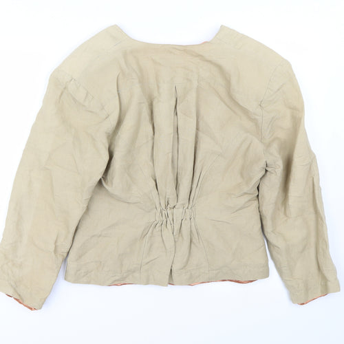 nougart Womens Beige   Jacket  Size M
