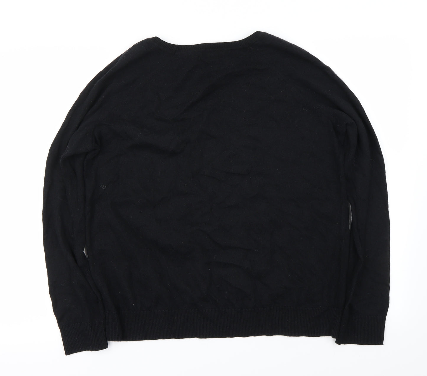 H&M Womens Black   Pullover Jumper Size S