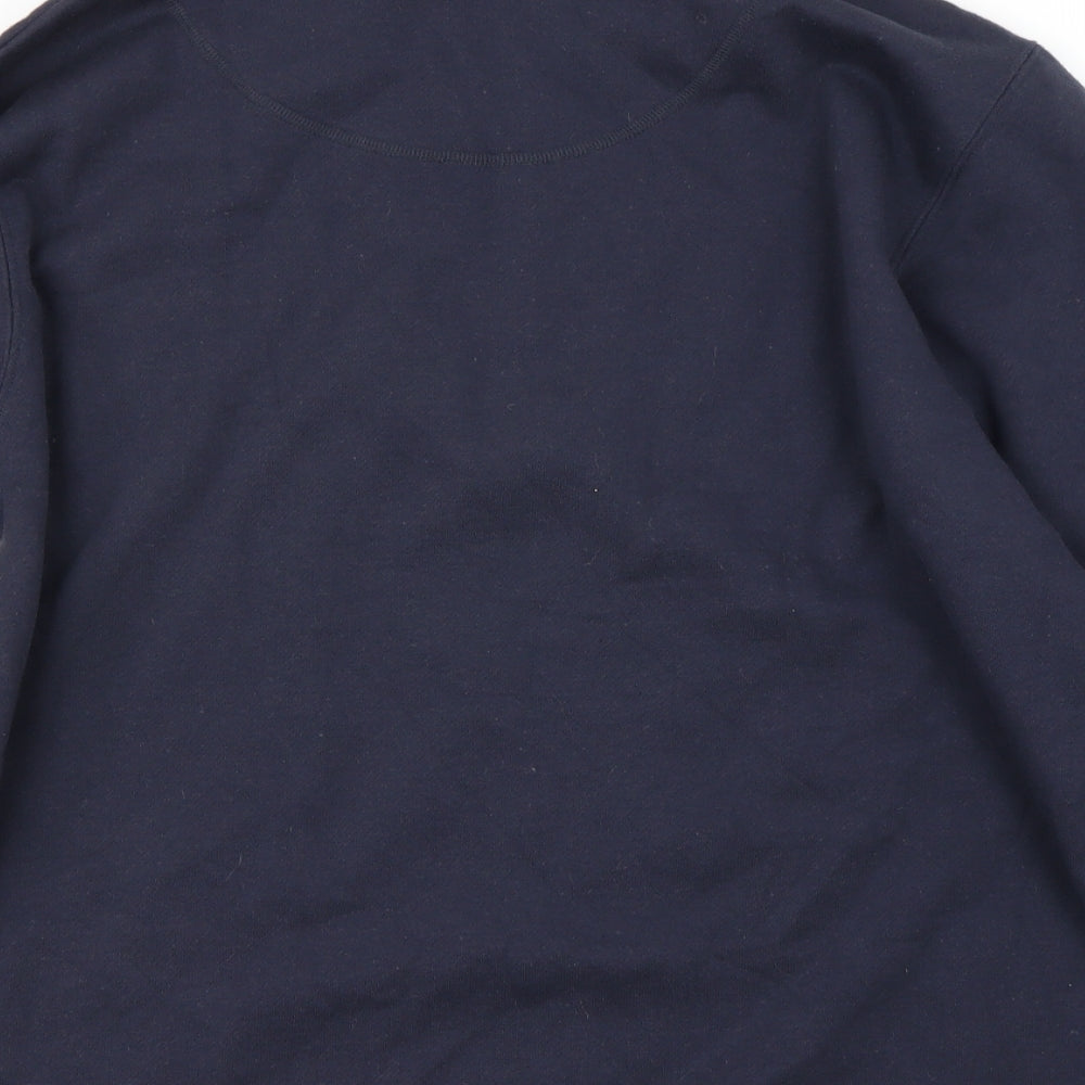 Bonmarché Womens Blue   Henley Jumper Size M