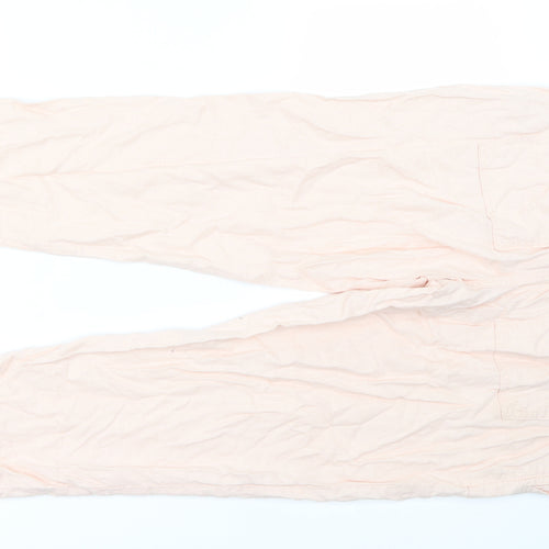 Marks and Spencer Womens Pink   Trousers  Size 14 L23 in