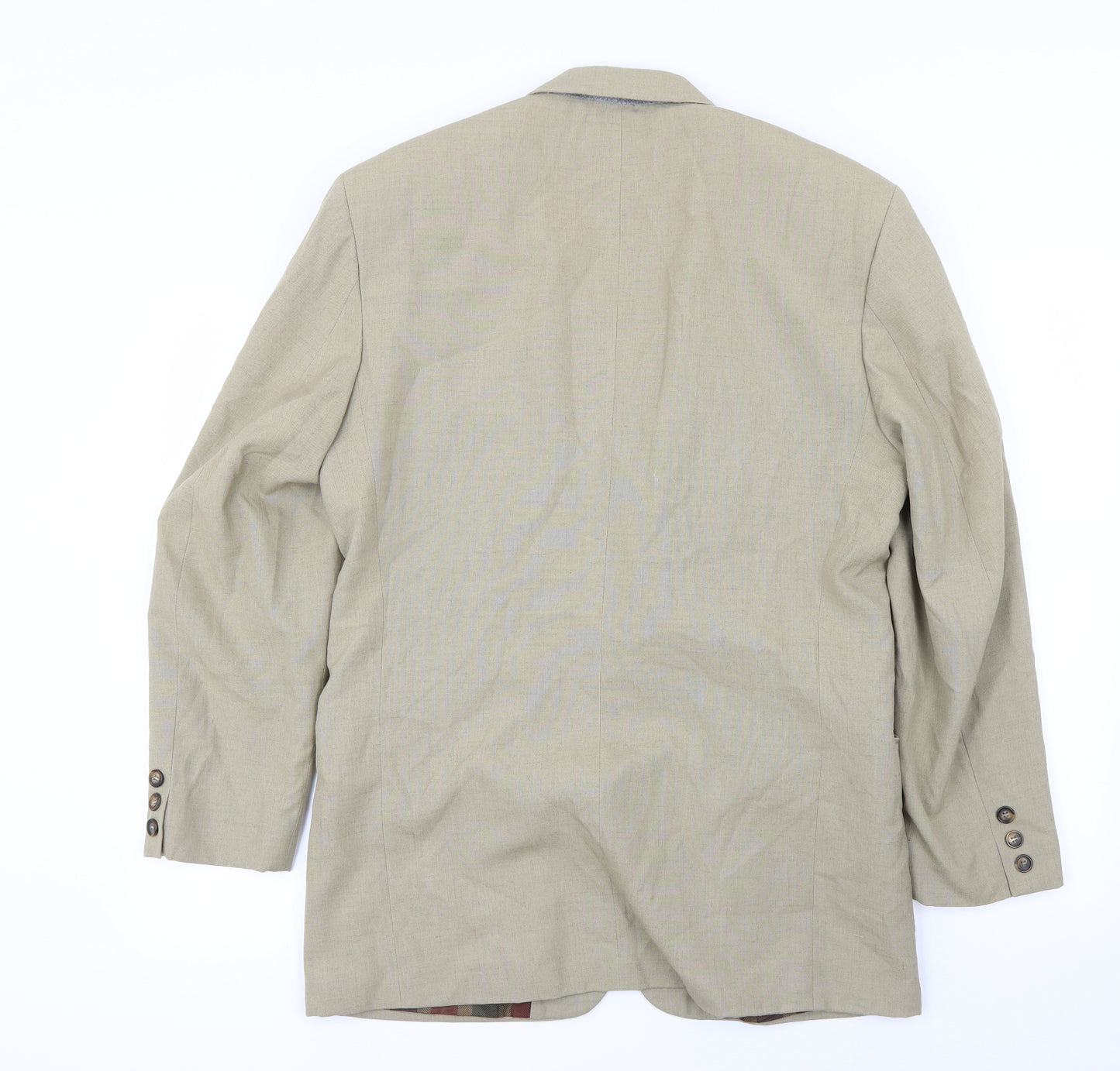 Preworn Womens Beige   Jacket Blazer Size 38