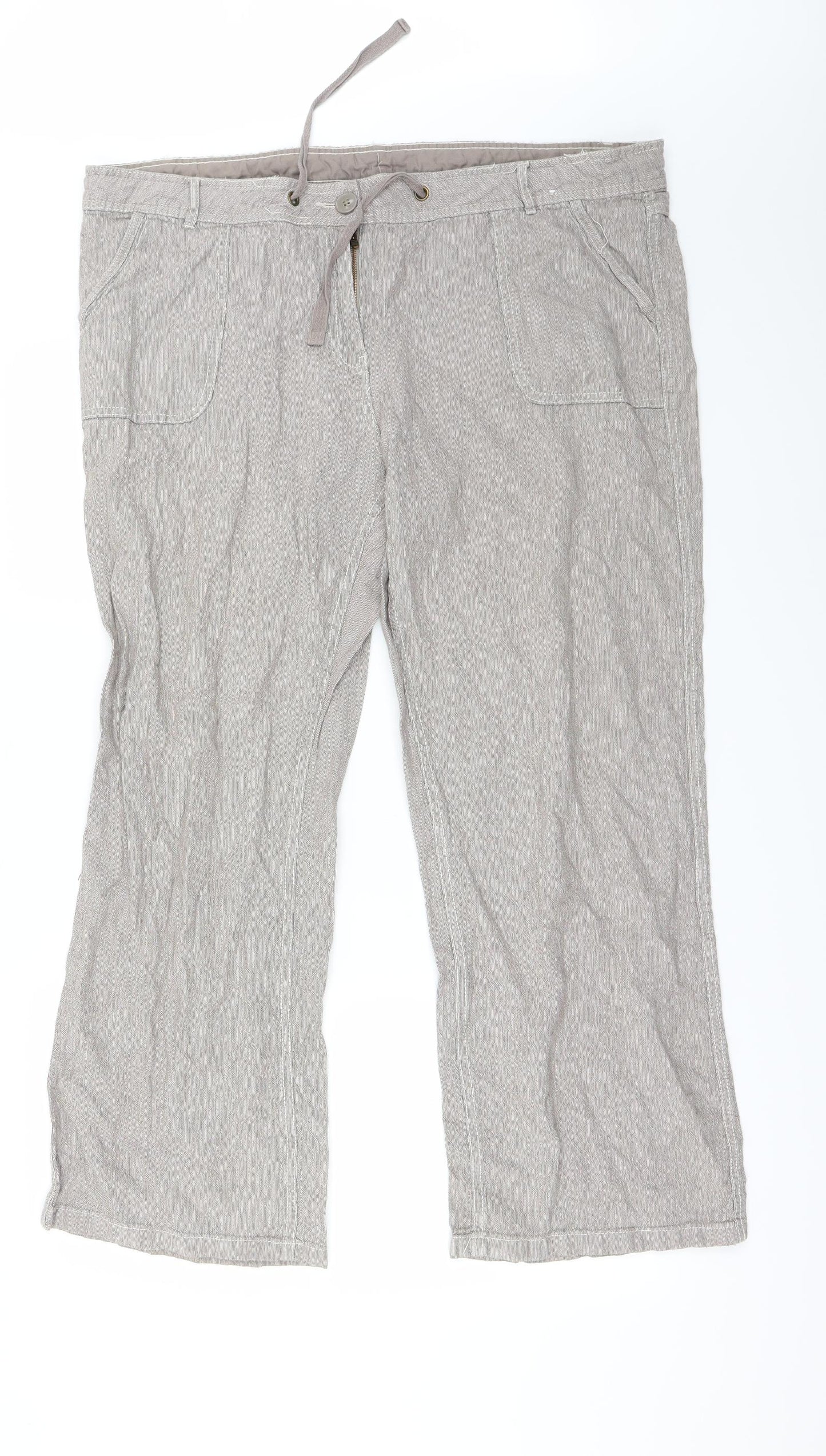 TU Womens Grey   Trousers  Size 20 L25 in