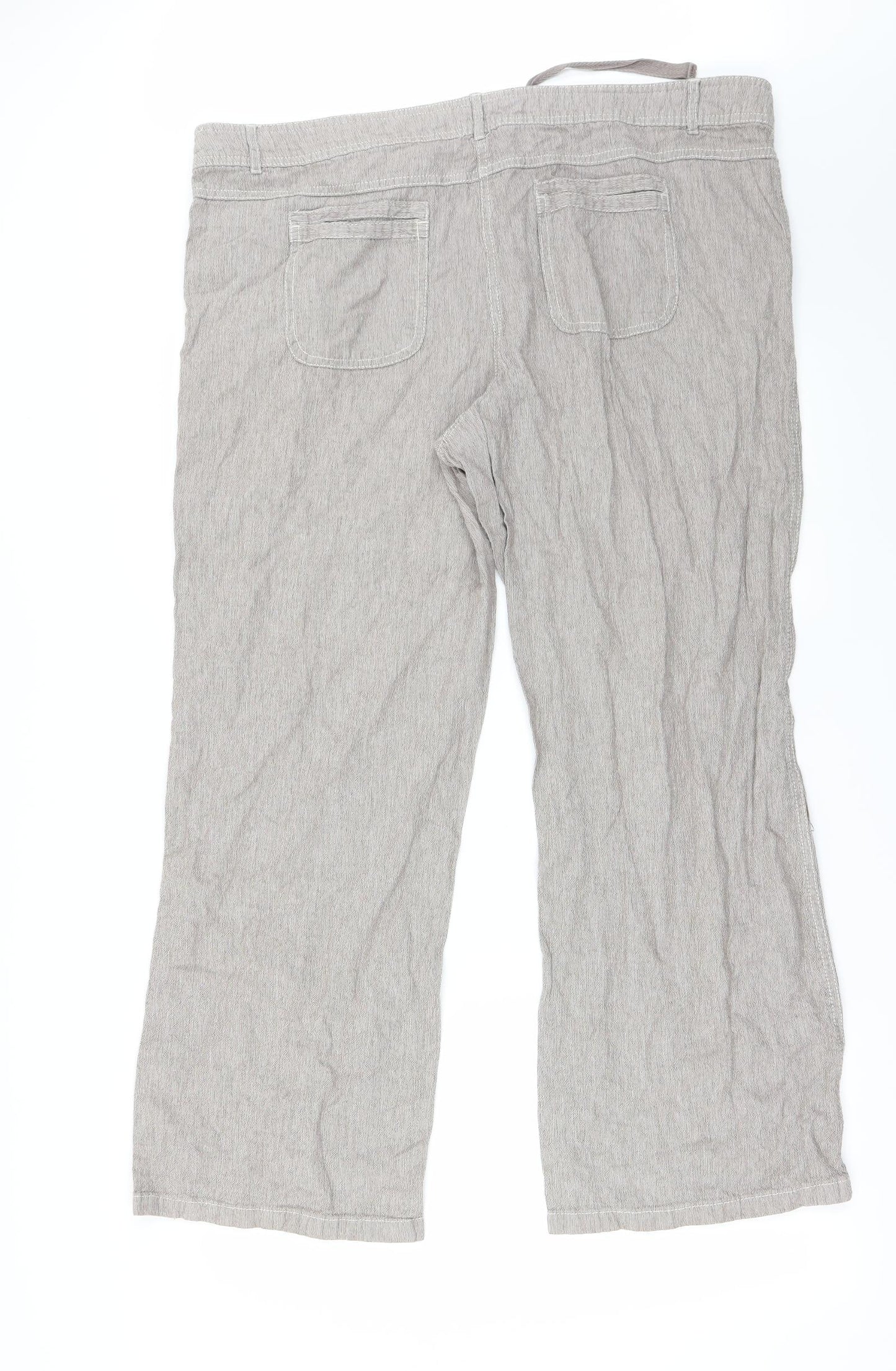 TU Womens Grey   Trousers  Size 20 L25 in