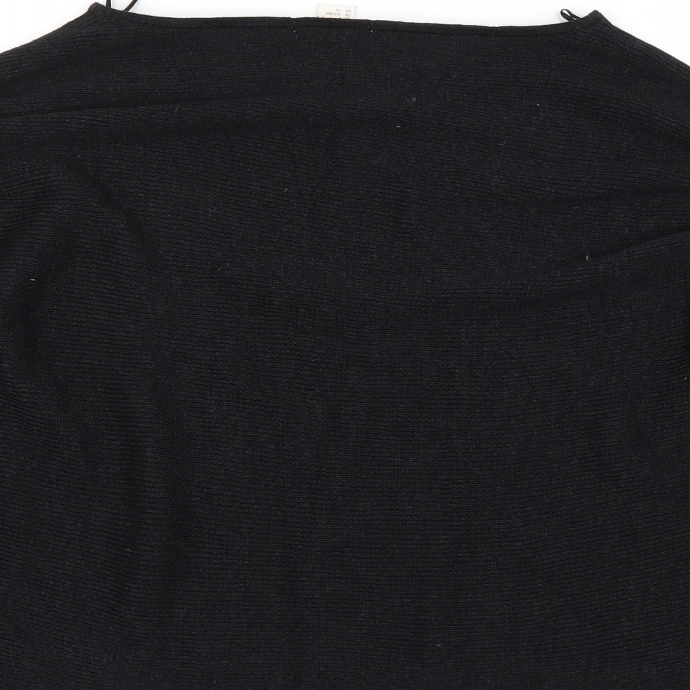 H&M Womens Black   Pullover Jumper Size S
