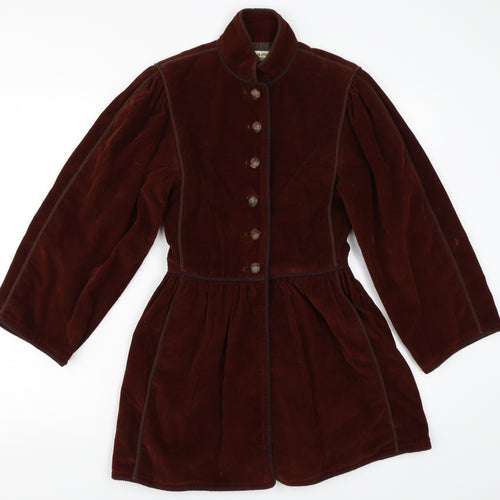Saint Laurent Womens Brown   Overcoat Coat Size 34