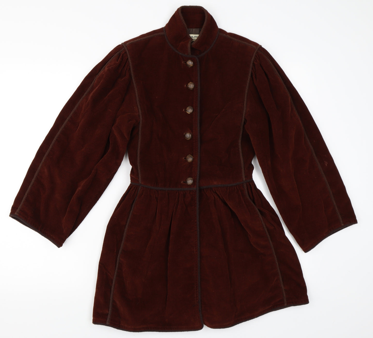 Saint Laurent Womens Brown   Overcoat Coat Size 34